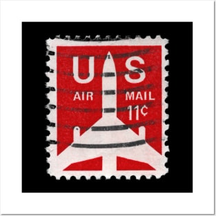 Plane Stamp Posters and Art